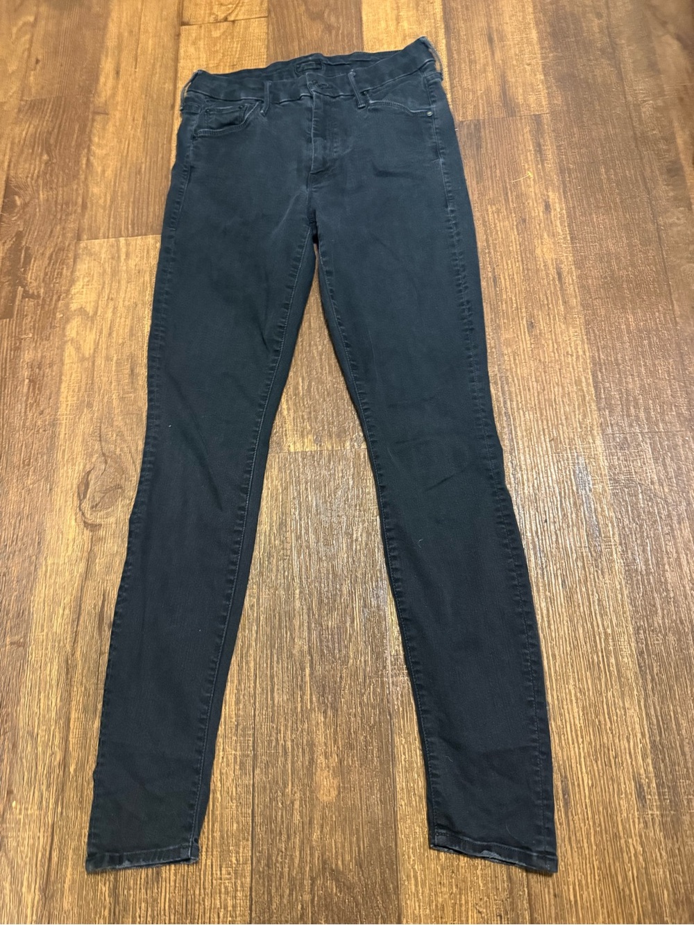 Mother jeans black slim fit elevated basics capsule